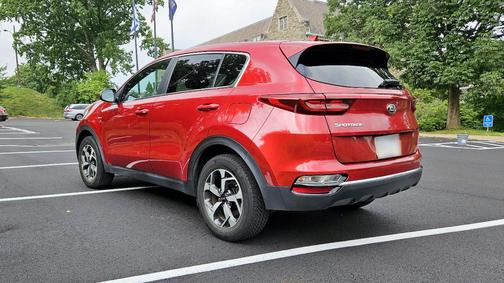 Red 2022 Kia Sportage LX