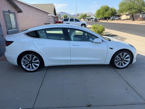 White 2020 Tesla Model 3 Long Range