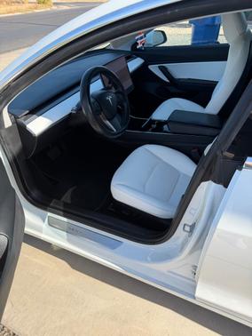 White 2020 Tesla Model 3 Long Range