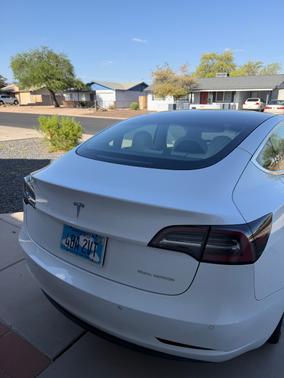 White 2020 Tesla Model 3 Long Range
