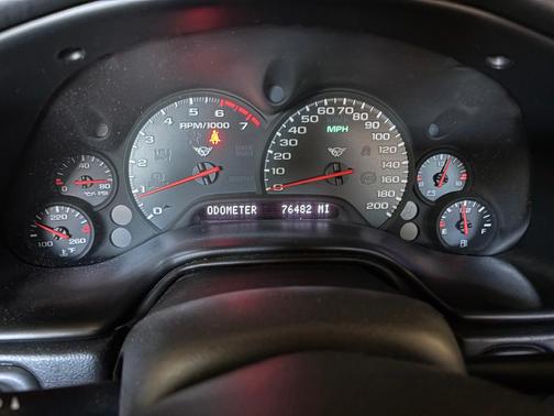 Blue 2001 Chevrolet Corvette Base