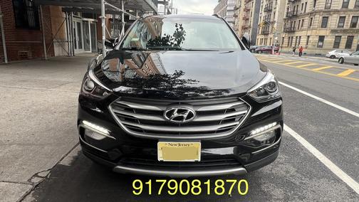 Black 2018 Hyundai Santa Fe Sport 2.4L