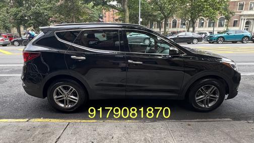 Black 2018 Hyundai Santa Fe Sport 2.4L
