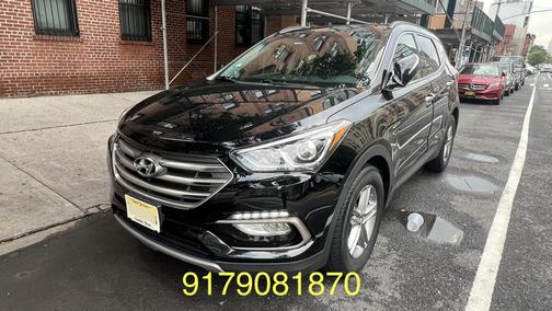 Black 2018 Hyundai Santa Fe Sport 2.4L