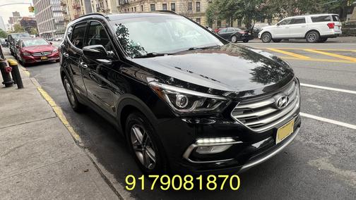 Black 2018 Hyundai Santa Fe Sport 2.4L