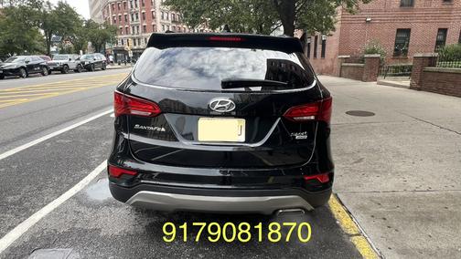 Black 2018 Hyundai Santa Fe Sport 2.4L
