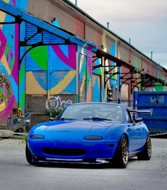 Blue 1992 Mazda MX-5 Miata Base