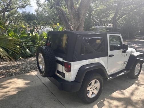White 2013 Jeep Wrangler Sport