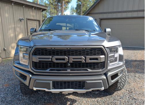 Gray 2018 Ford F-150 Raptor