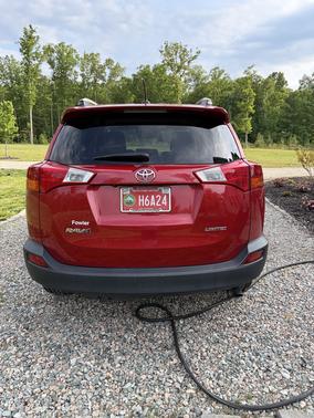 Red 2015 Toyota RAV4 Limited