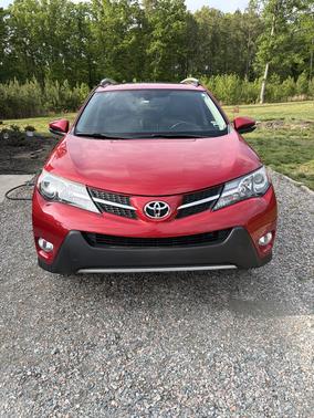 Red 2015 Toyota RAV4 Limited