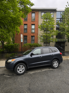 Blue 2012 Hyundai SANTA FE GLS