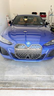 Blue 2024 BMW i4 Gran Coupe M50