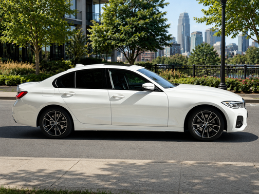 White 2021 BMW 330e Base
