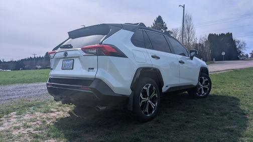 White 2025 Toyota RAV4 Plug-In Hybrid XSE