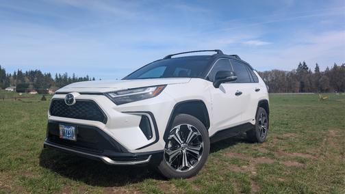 White 2025 Toyota RAV4 Plug-In Hybrid XSE
