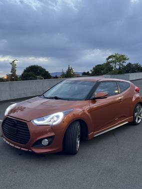 Orange 2014 Hyundai Veloster Turbo