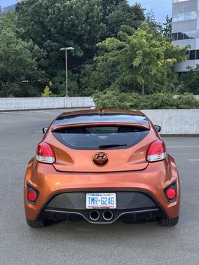 Orange 2014 Hyundai Veloster Turbo