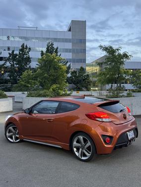Orange 2014 Hyundai Veloster Turbo