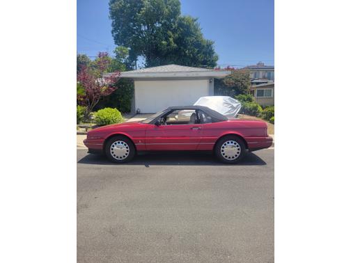 Red 1993 Cadillac Allante Base