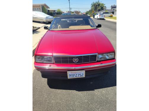 Red 1993 Cadillac Allante Base