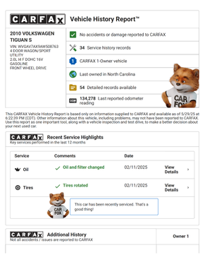 2010 Volkswagen Tiguan SE