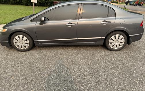 Gray 2010 Honda Civic LX