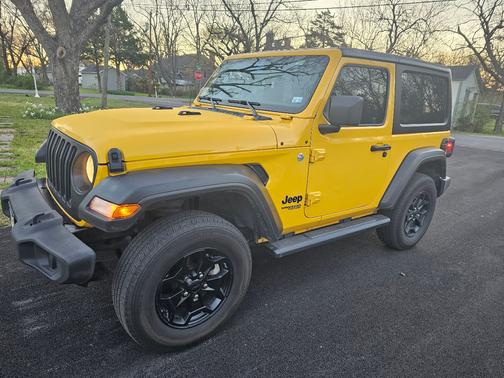 Yellow 2021 Jeep Wrangler Sport S