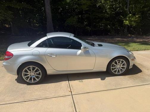 Silver 2005 Mercedes-Benz SLK-Class SLK350 Roadster