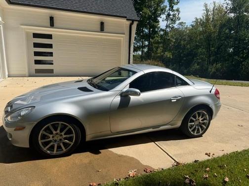 Silver 2005 Mercedes-Benz SLK-Class SLK350 Roadster