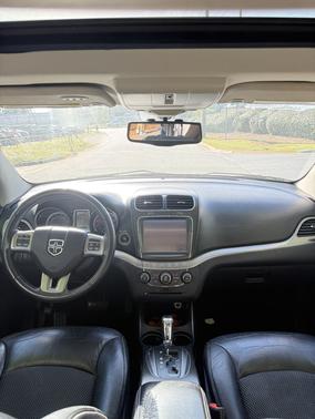 Blue 2015 Dodge Journey Crossroad