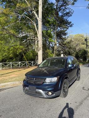 Blue 2015 Dodge Journey Crossroad