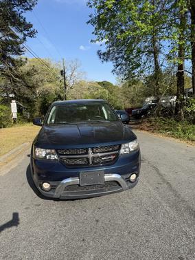 Blue 2015 Dodge Journey Crossroad