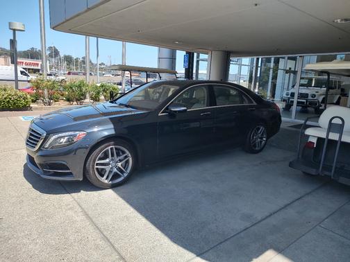 Blue 2015 Mercedes-Benz S-Class S 550 4MATIC