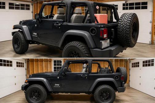 Blue 2007 Jeep Wrangler X