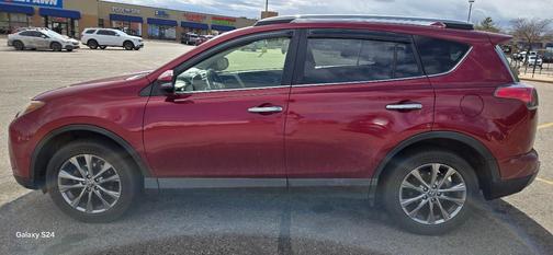 Red 2018 Toyota RAV4 Limited