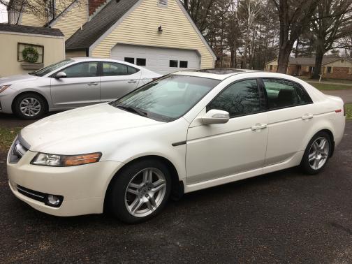 White 2008 Acura TL 3.2