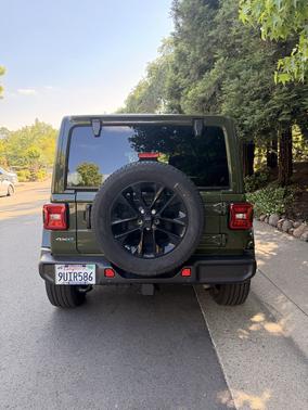 Green 2021 Jeep Wrangler Unlimited 4xe Sahara