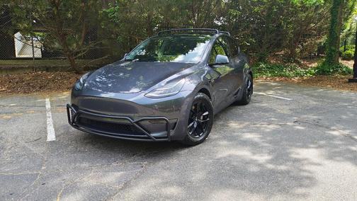 Gray 2020 Tesla Model Y Long Range