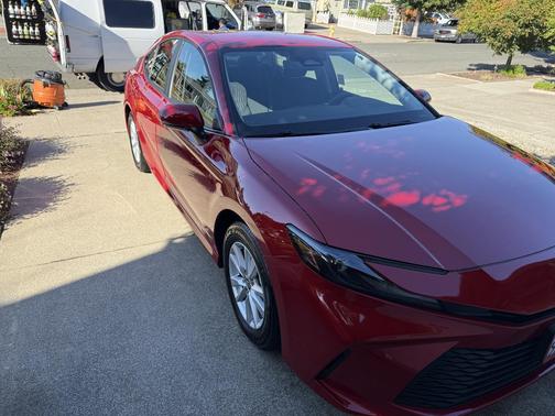Red 2025 Toyota Camry LE