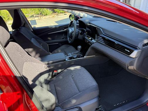 Red 2025 Toyota Camry LE