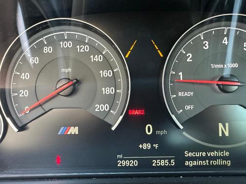 Orange 2016 BMW M4 Base