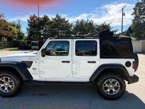 White 2020 Jeep Wrangler Unlimited Sport