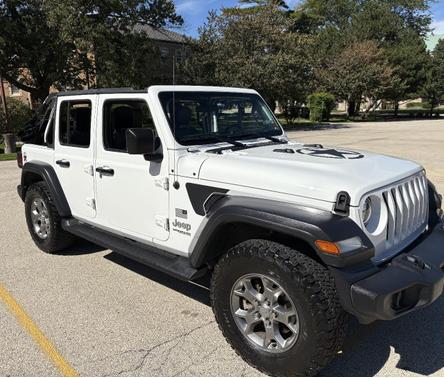 White 2020 Jeep Wrangler Unlimited Sport