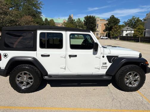 White 2020 Jeep Wrangler Unlimited Sport