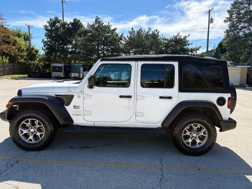 White 2020 Jeep Wrangler Unlimited Sport