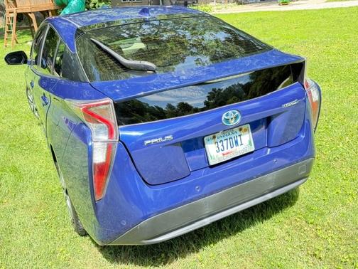 Blue 2017 Toyota Prius Two