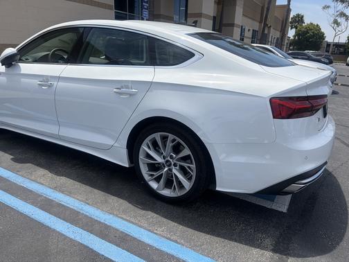 White 2023 Audi A5 40 Premium Plus
