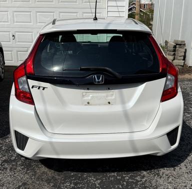 White 2015 Honda Fit LX