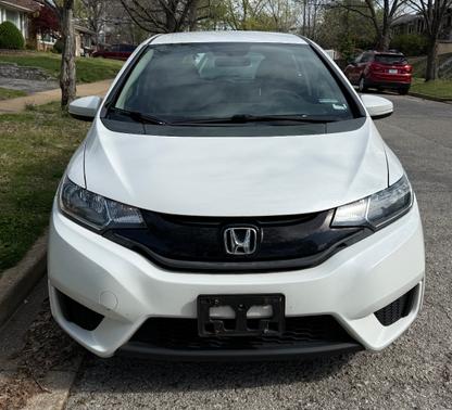 White 2015 Honda Fit LX